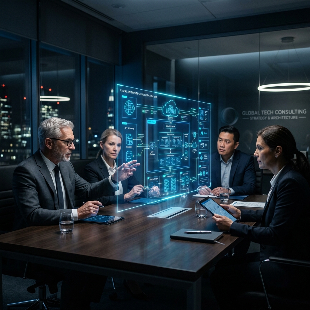 Enterprise transformation consulting team